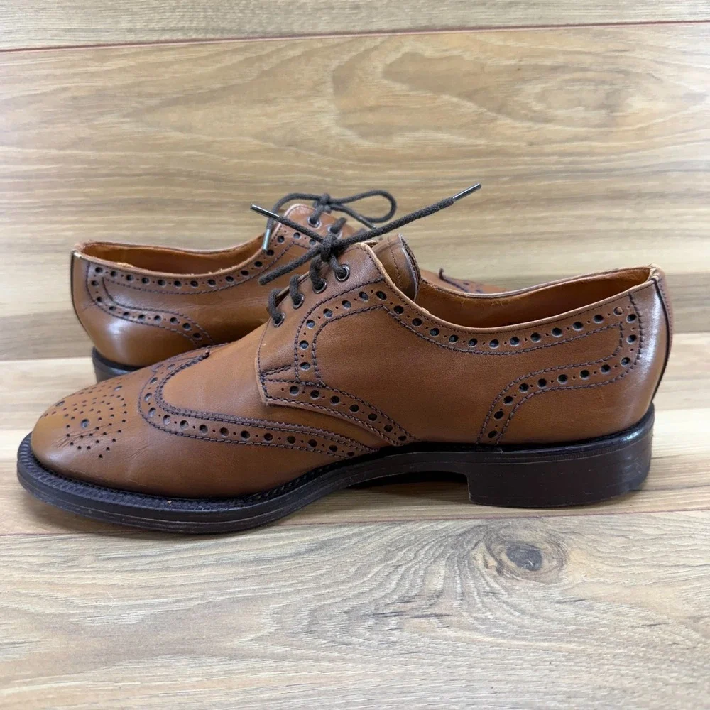 W.S.‎ Foster & Son Ltd Wingtip Mens UK 9.5 US 10.5 Walnut Dress Shoes
